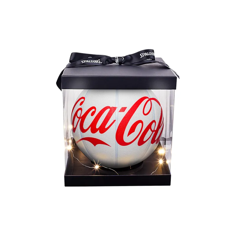 SPALDING x Coca Cola Co branded Collection PU Basketball Minimalist White Size 7 Street Training Competition Unisex-5