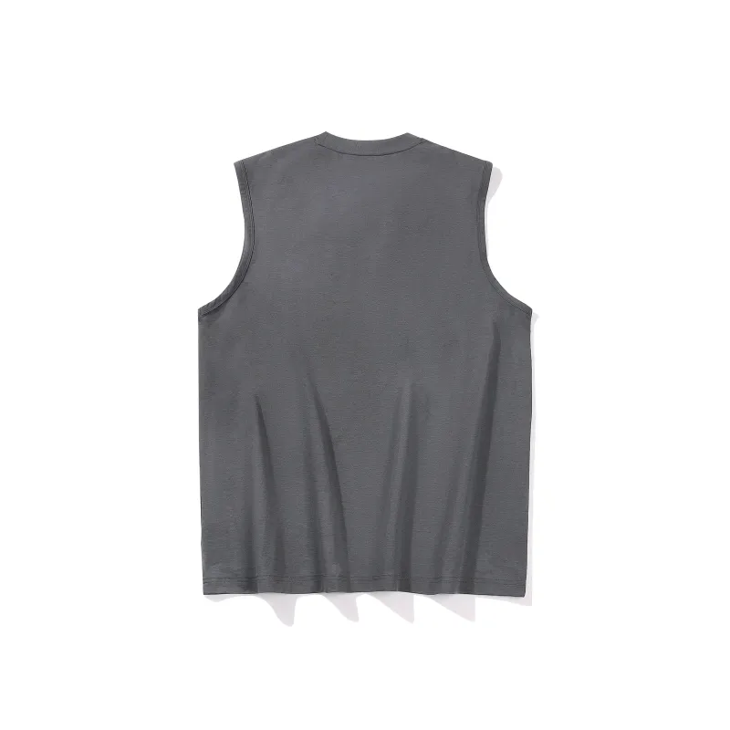 HOWIE LANDAU Tank Top Unisex Ivory White-8