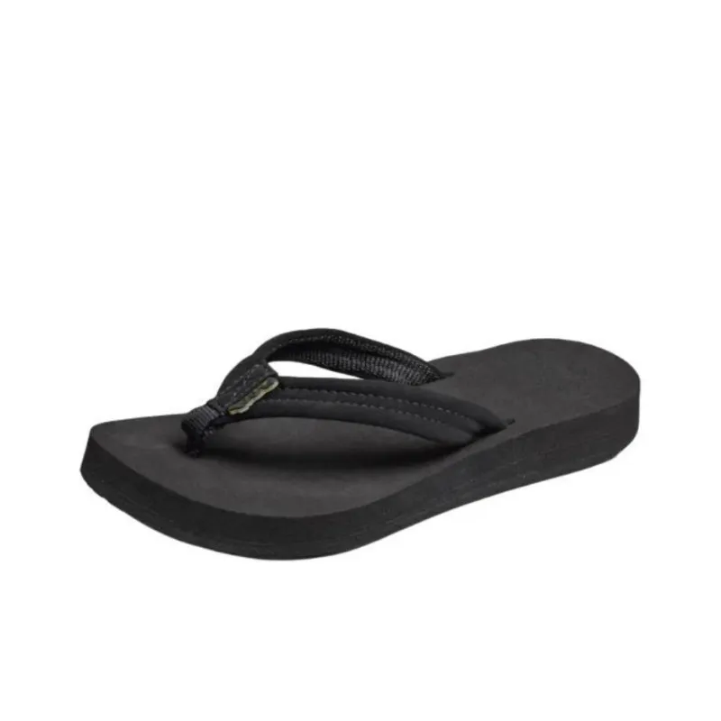 REEF Abrasion Resistant Slip Resistant Flip Flops Unisex Black-0