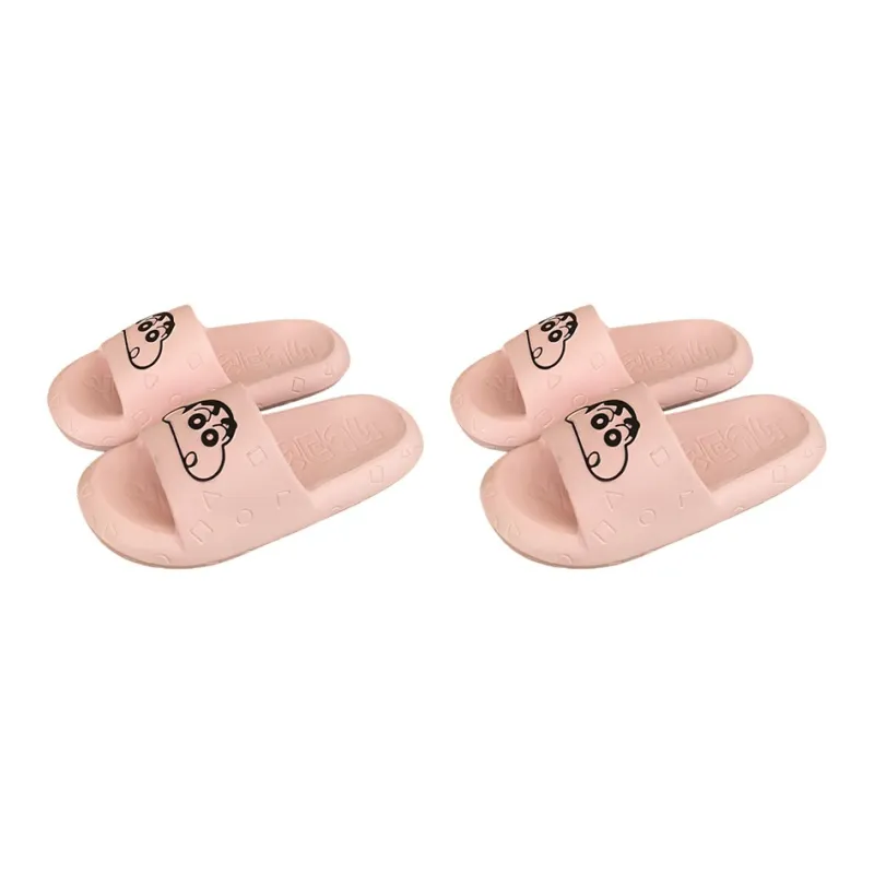SHIGUDE x Crayon Shinchan Sandal Slippers Unisex, Milk White-15
