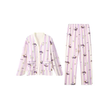 ZAO FU NIAO Pajama Set Women's Lilac
