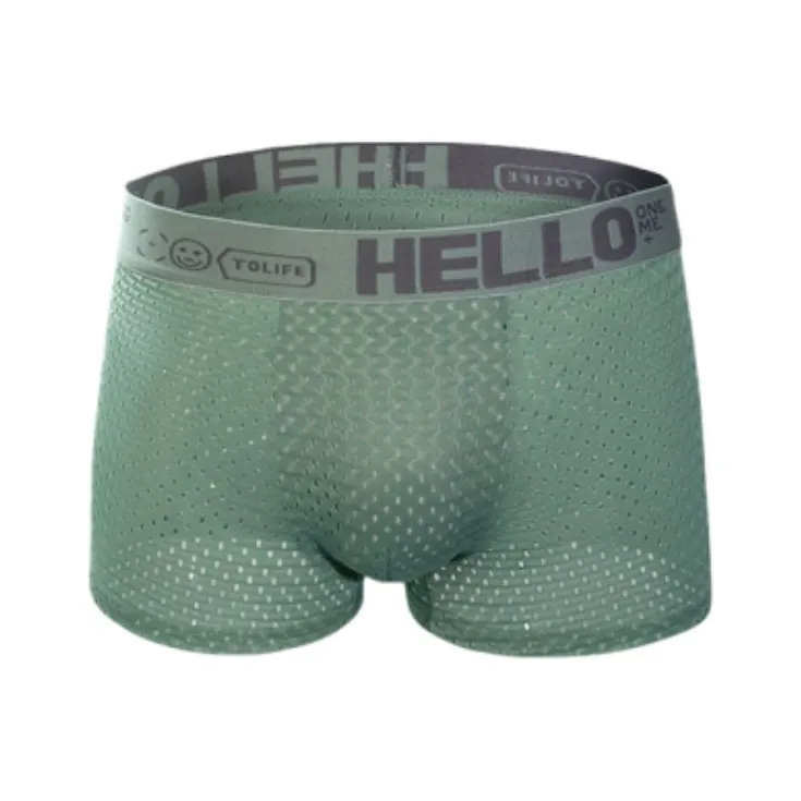 Qiao Ni Tong Underpants Men's 1 Pack Black-23