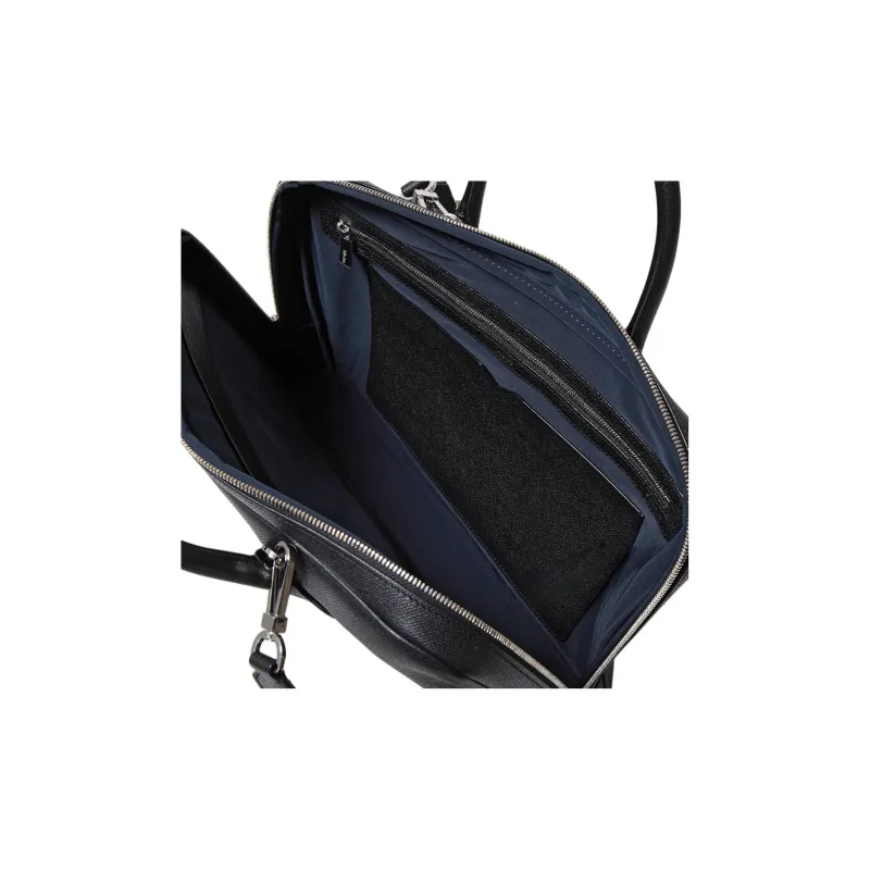 Valextra Calfskin Handbag Men's Black-5