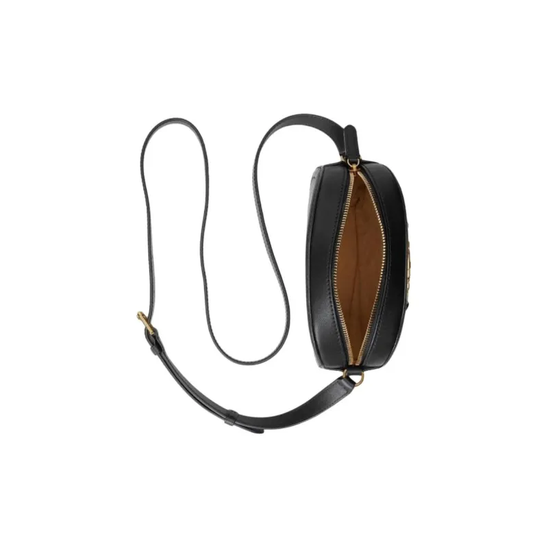Polo Ralph Lauren Leather Shoulder Bag Regular Women's Black-3