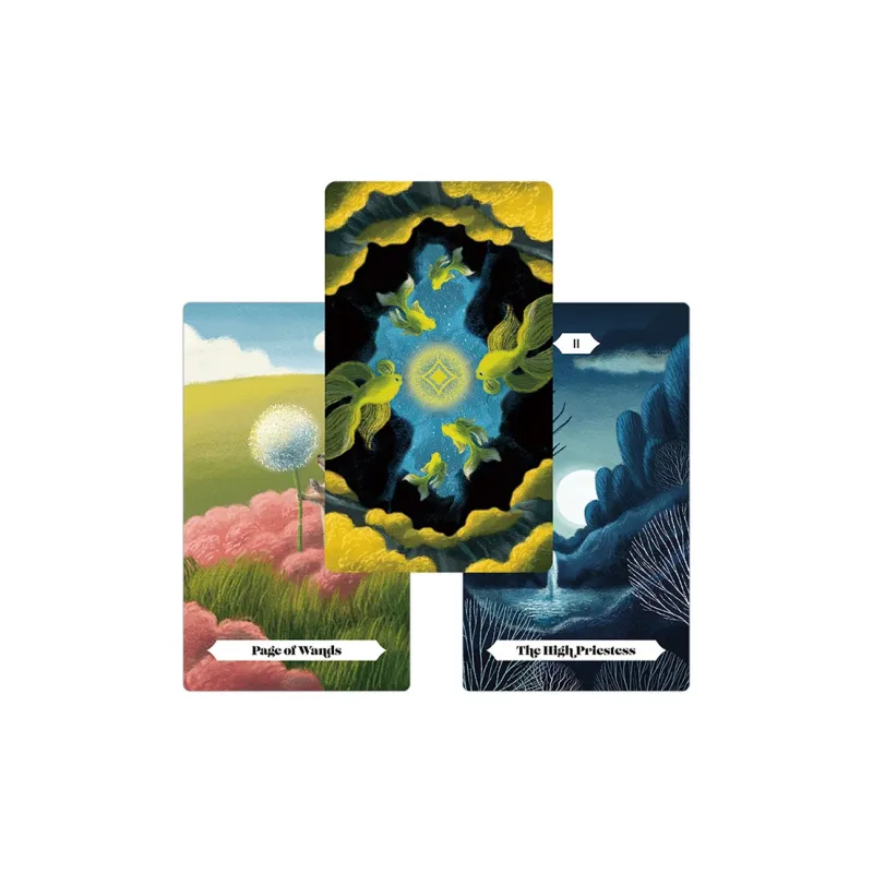 WohStudios Tarot Star Diamond Card Collection Forest Serenity 78 Cards Of The Weit Series Board Games-1