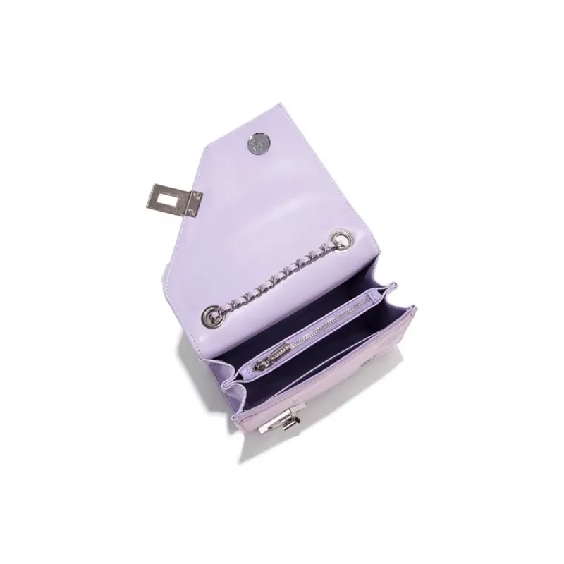 CLEVER& KETCH PU Small Square Bag Shoulder Bag Regular Women's Purple/Green-5