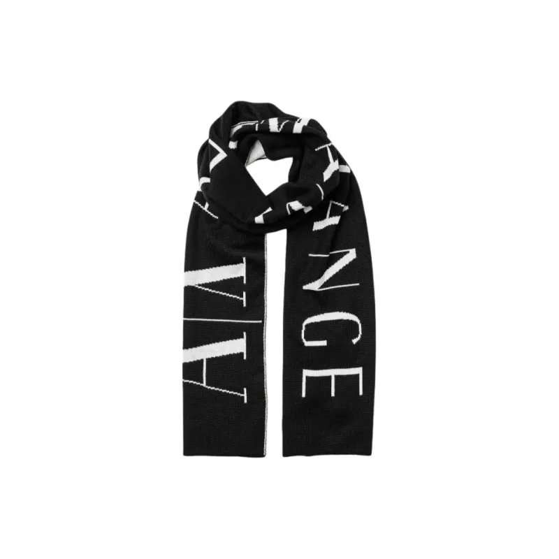 ARMANI EXCHANGE Knit Scarves Women's Black-1