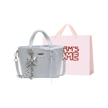 Worm's Home PU Handbag Regular Women's Black/Burgundy/Blue/Beige