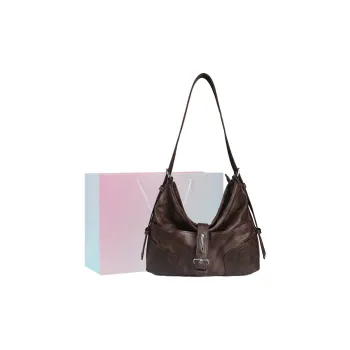 Kenghua Village PU Crossbody Tote Bag Regular Women's Umber