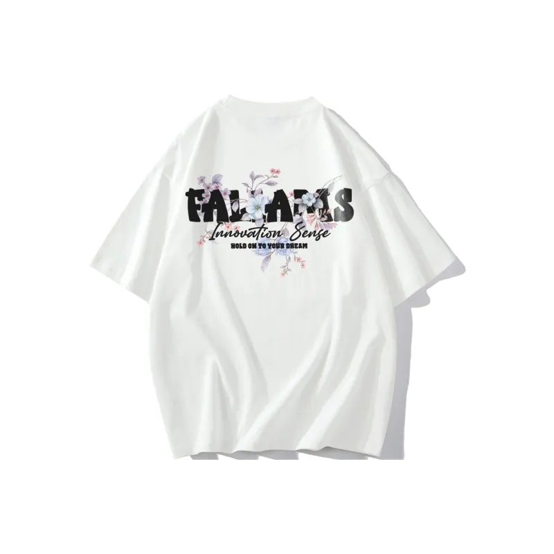 FALIAMS T Shirts Unisex White-1