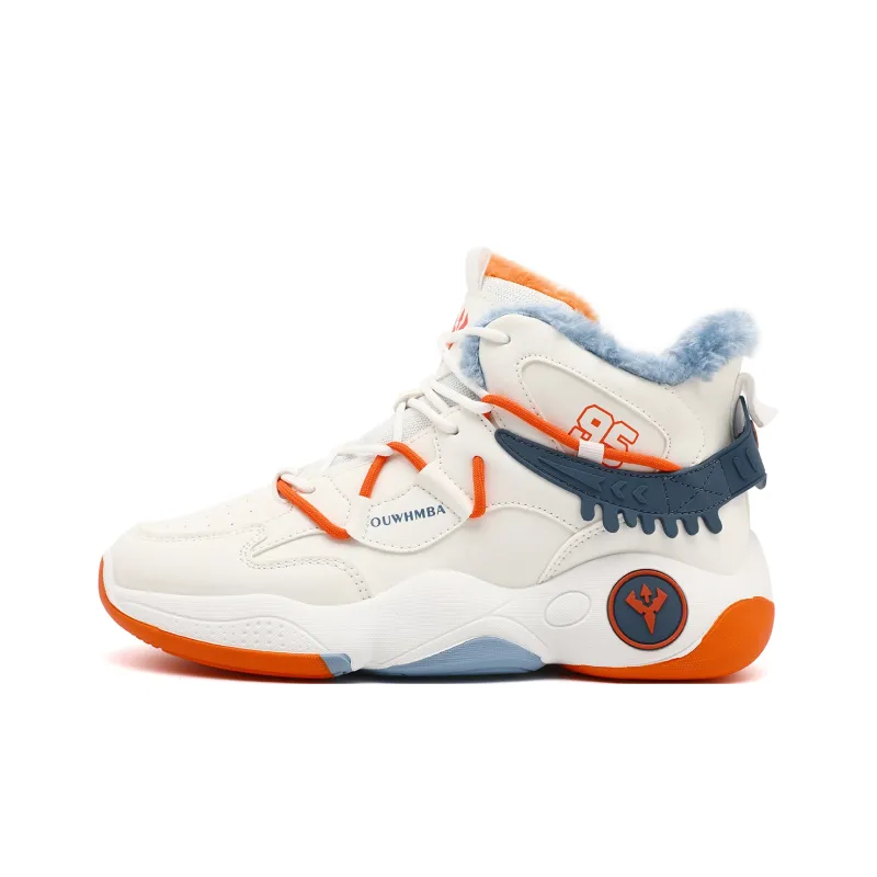 OUWENHEIMANBA Cushioning Coverage Rebound Height Increase Abrasion Resistant Breathable High Top Basketball Shoes Men's-24