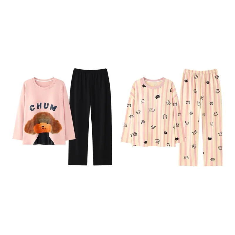 Herbal Primer Pajama Set Women's Combo Set-38