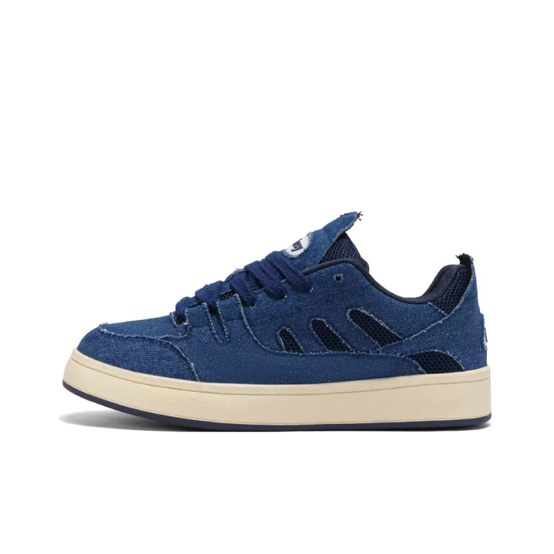 OUGLEMEN Slip Resistant Cushioning Impact Resistance Wear Resistant Low Top Skateboard Shoes Men's Box-1