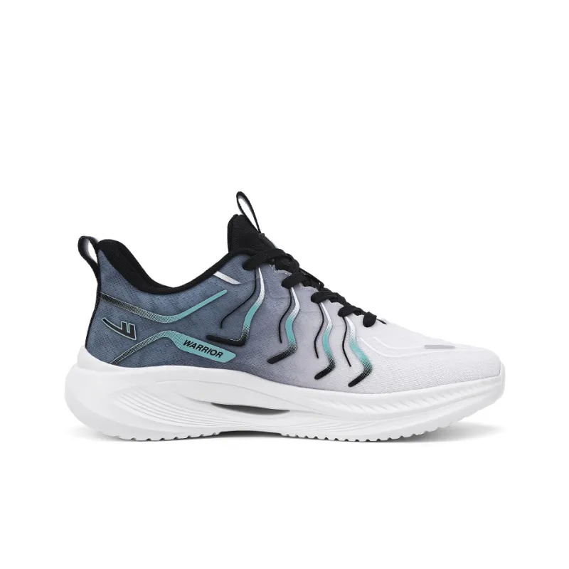 Warrior Cushioning Rebound Height Increasing Lightweight Breathable Low Top Sports Running Shoes Men's-1