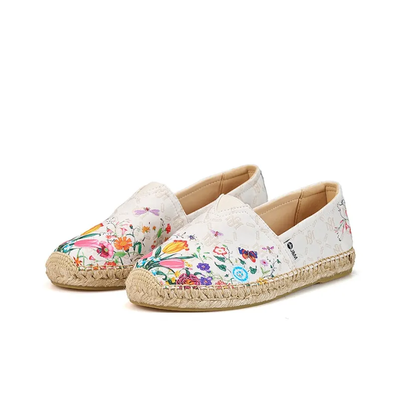 Joy&Mario Espadrilles Women's Coffee/Beige/Green-6