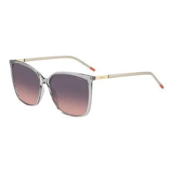 HUGO BOSS Square Sunglasses Women's Gray