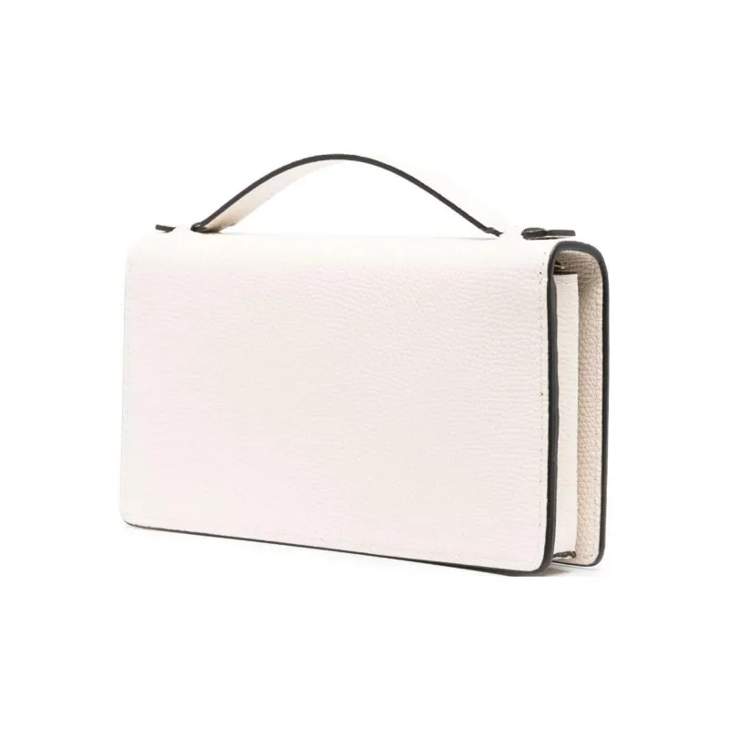 Valentino Leather Wallet Handbag Unisex White-1