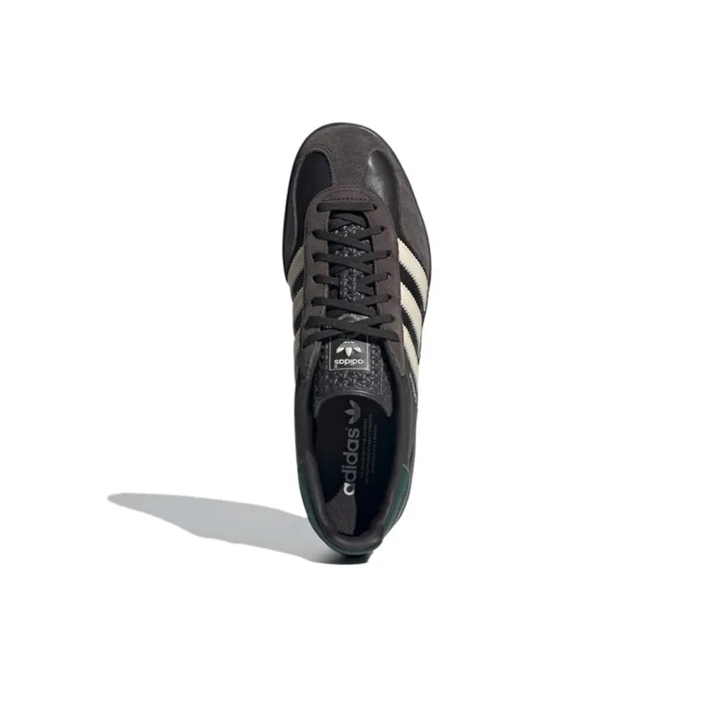 Adidas Gazelle Indoor Leather 'Black Brown Green'-4