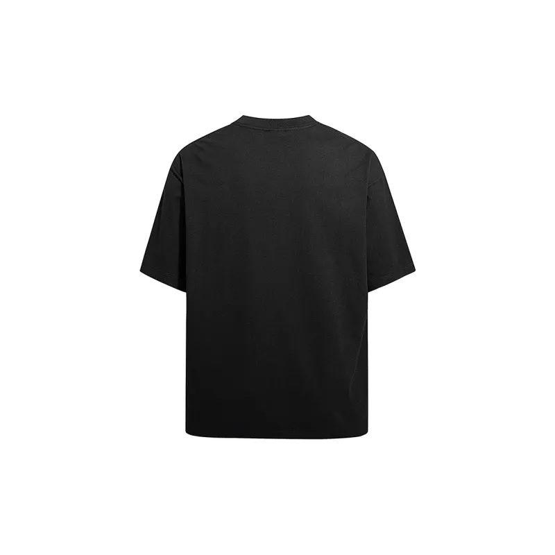 HELIPORT Short Sleeved T Shirts Unisex Black-1
