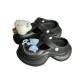 Black (Blue Plaid Cloud)