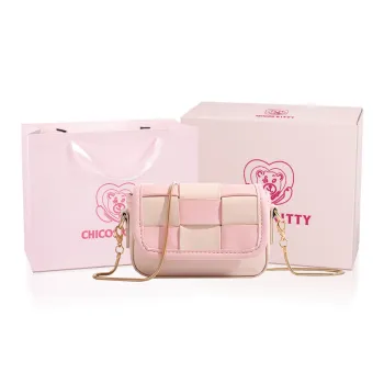 Pivsnu Synthetic Leather Shoulder Bag Women's Pink