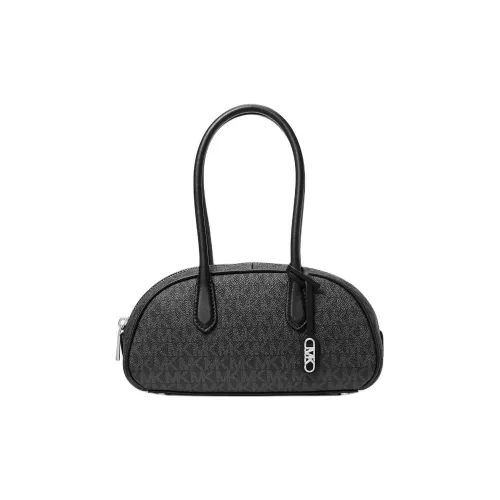 MICHAEL KORS Coated Canvas Handbag Small Size Women's Black