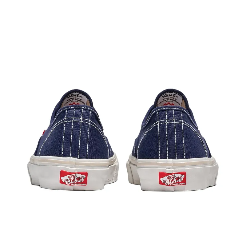 Vans Skate Authentic Slip Resistant Low Top Skateboard Shoes Unisex Blue-2