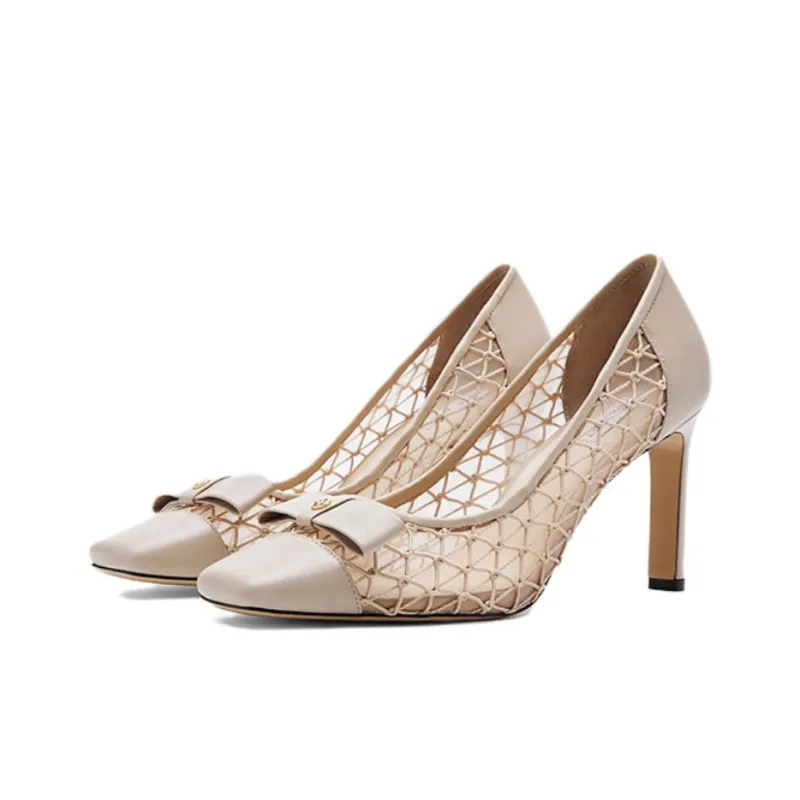 NINE WEST Chunky Heel High Heels 8.5cm Women's-7