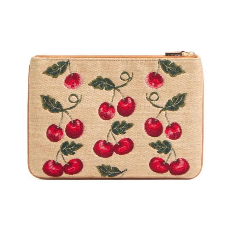 Valentino VLogo Signature Cherryfic print Clutch Bag-2