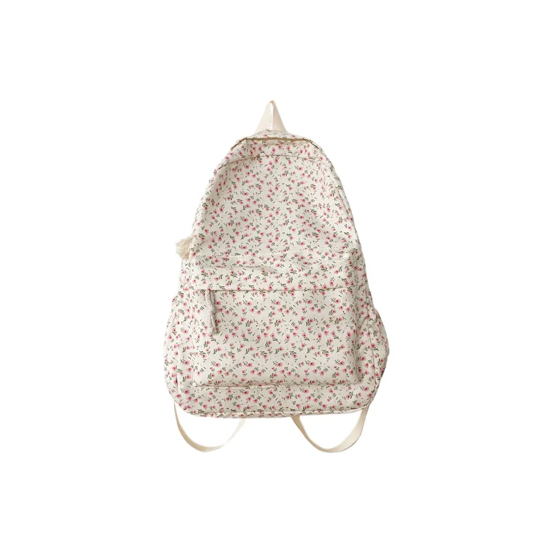 BUBM Nylon Backpack Regular Unisex White-6
