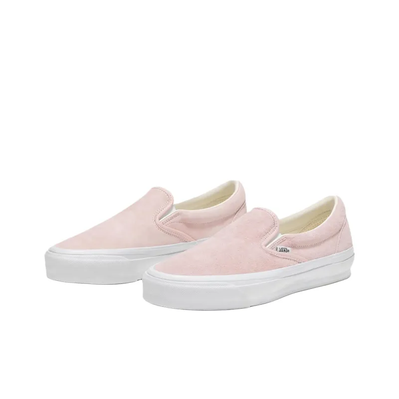 Vans CLASSIC SLIP ON Anti Slip Wear Resistant Low Top Skateboard Shoes Unisex Pink-1