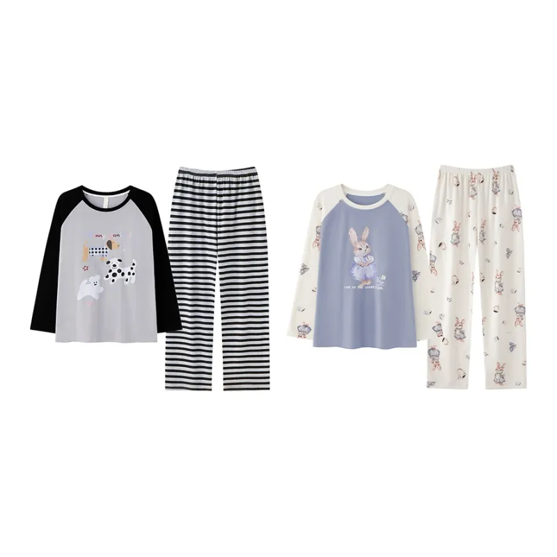 Herbal Primer Pajama Set Women's Combo Set-39