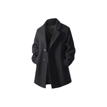 DJ.SPIRIT Coats Unisex Black