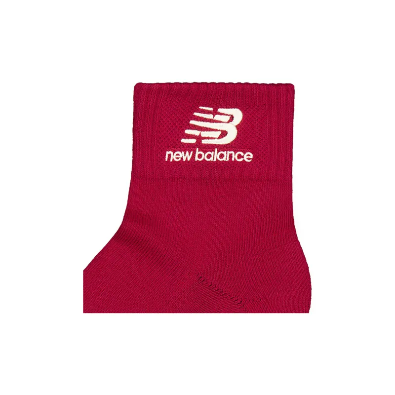 New Balance Ankle Socks Unisex 1 Pack Red-2