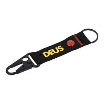 Deus Ex Machina Nylon Keychains Unisex Black