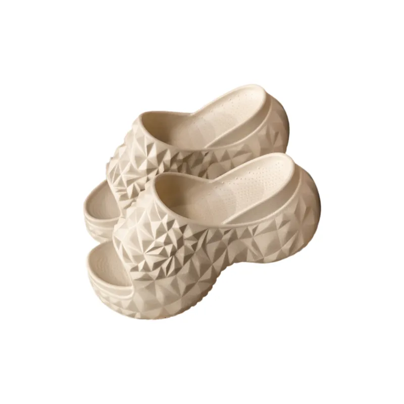 Meter Design Sense High Heel EVA Summer, Platform Sole Flip Flops, Non Slip Wear Resistant Breathable, Slippers-1