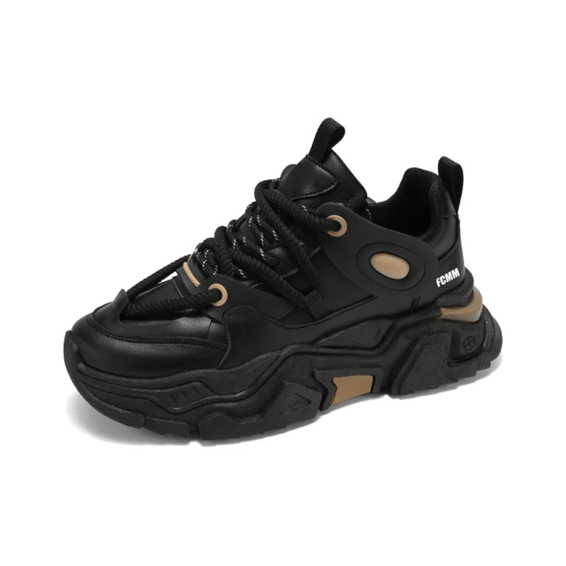 FCMM Cushioning Anti Slip And Wear Resistant Height Increasing Low Top Chunky Sneakers Men's-9