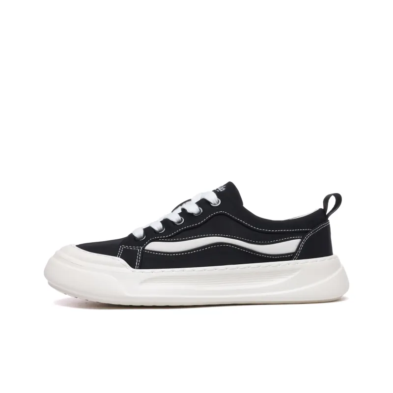CEDAR HAN Non slip And Sweat wicking Low Top Canvas Shoes Men's-0