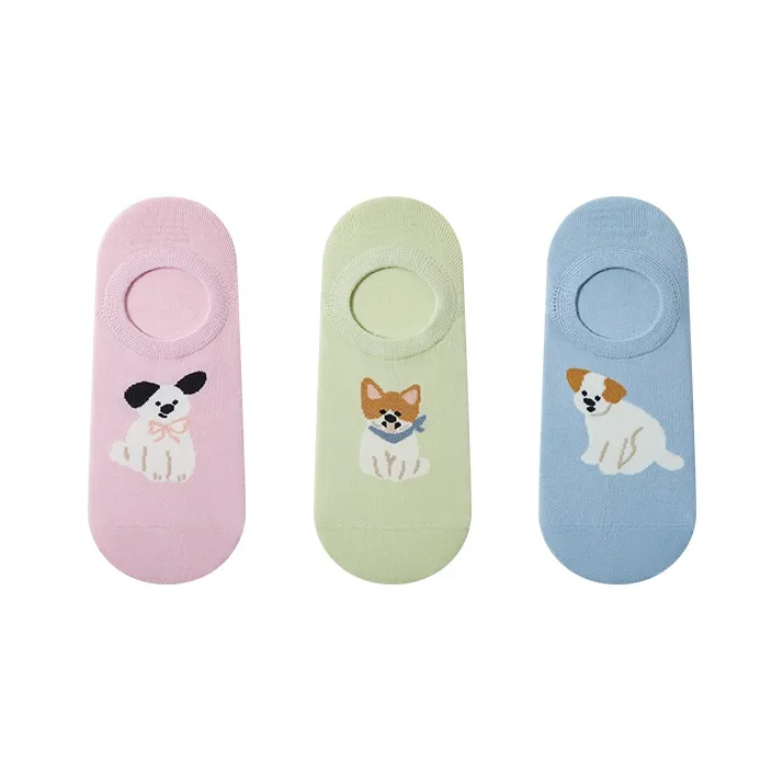 Moremoli No Show Socks Women's 3 Pack-4