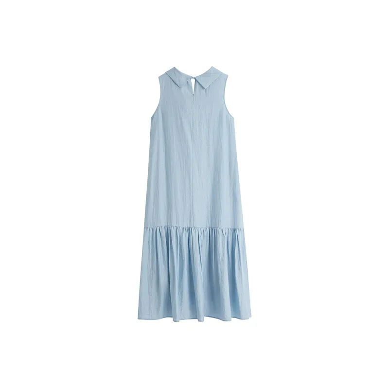 Inman Sleeveless Dress Women's Light Terracotta Blue-1