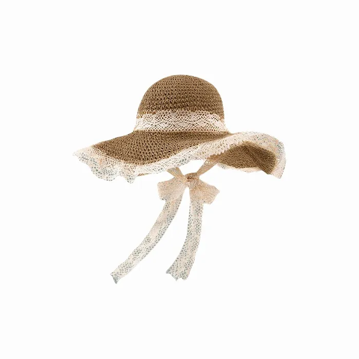 Bejirog Raffia Bucket Hats Women's-1