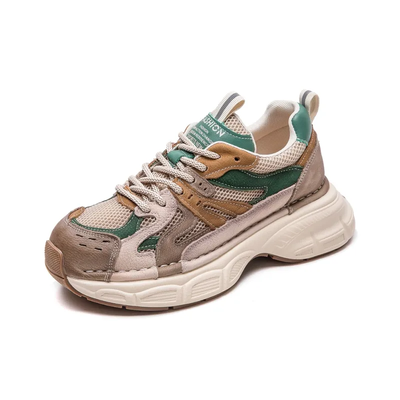 Jay Lightweight Low Top Chunky Sneakers Women's-5