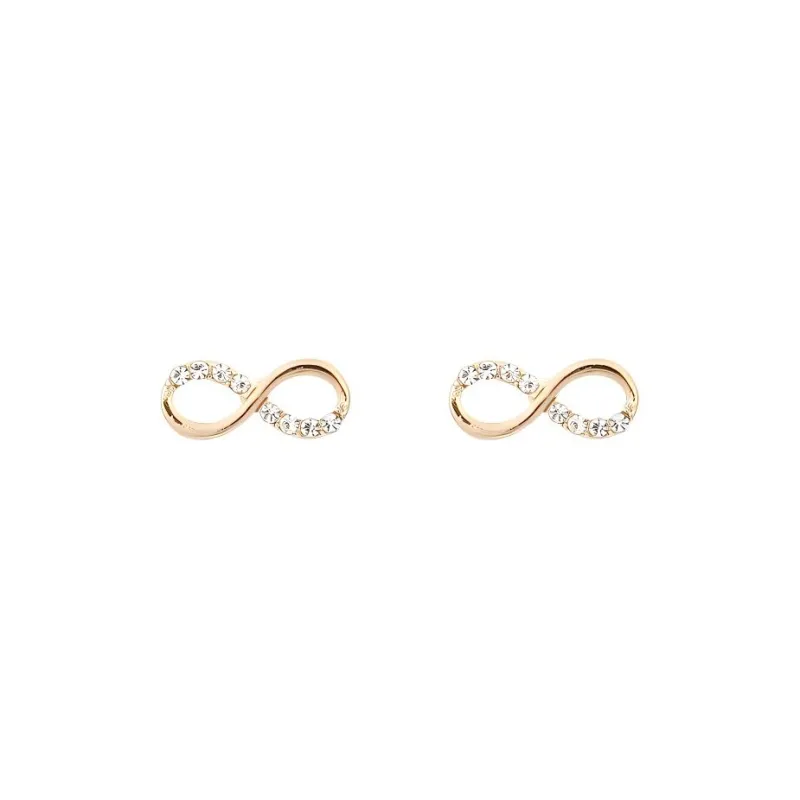 QIANFANGDAHUANGYE Zircon Stud Earrings Women's-0