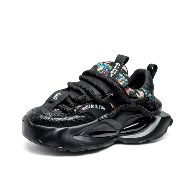 ROBINHOOD Cushioned Slip Resistant Breathable Coverage Low Top Chunky Sneakers Men's Box-20