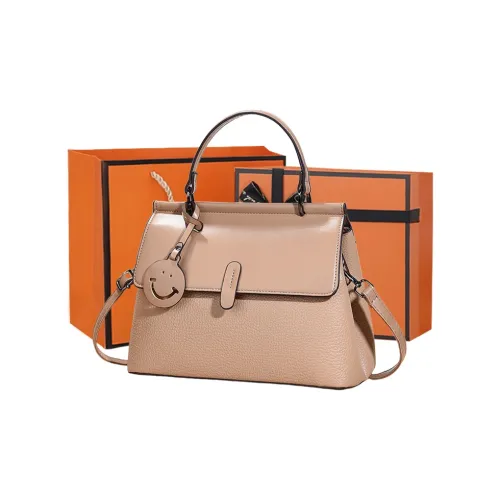PINK·LAND PU Handbag One Shoulder Crossbody Small Square Bag Regular Women's Khaki/Brown/Earth Yellow/Burgundy/Black