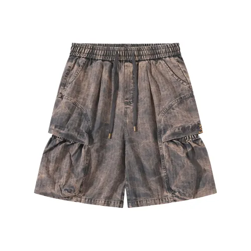 DOH STORE Cargo Shorts Unisex Nostalgic Gray