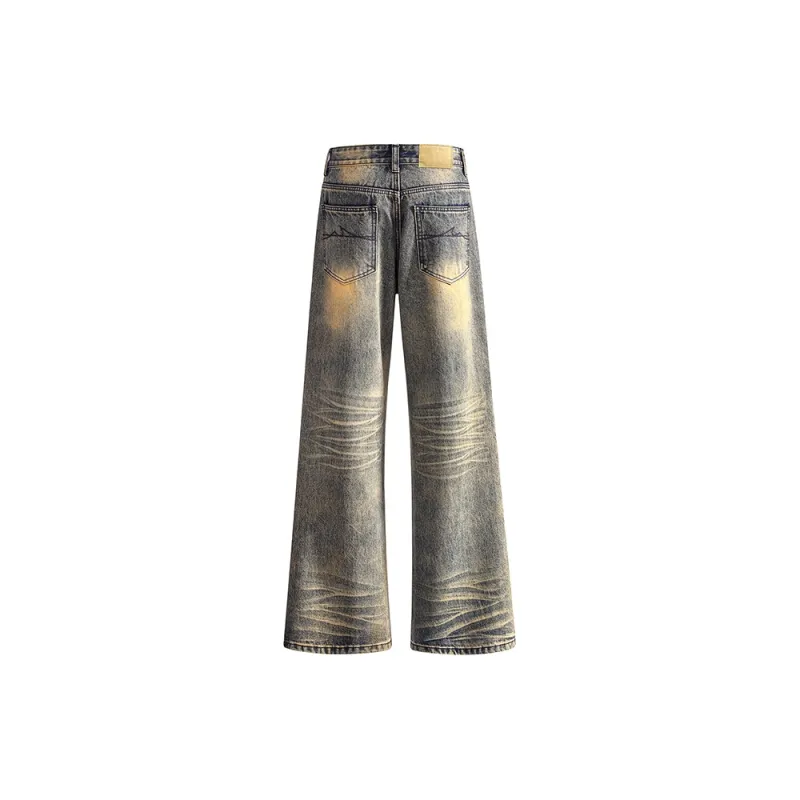 Victory Sails Jeans Unisex Yellow Mud-1