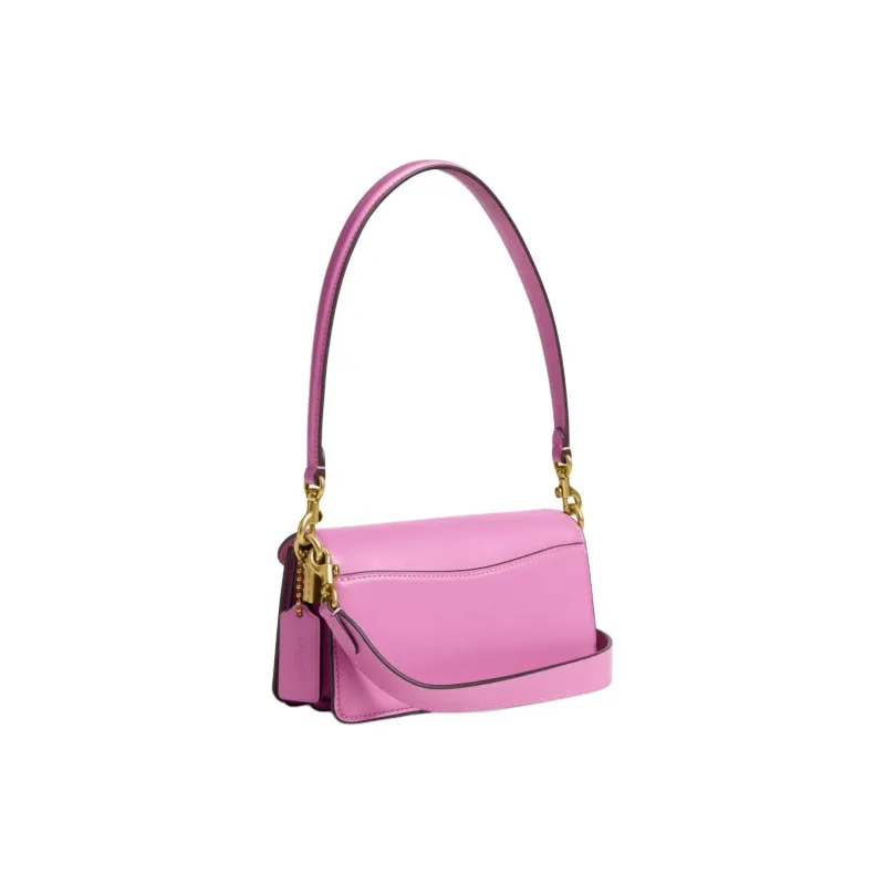 COACH Tabby Calfskin Crossbody Bag, Shoulder Bag Small Size Women's Fuchsia-1