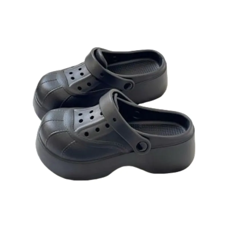 Meter Niche Thick Soled Summer Casual Clogs Slippers, Minimalist Style EVA Soft Premium Clog Shoes-2