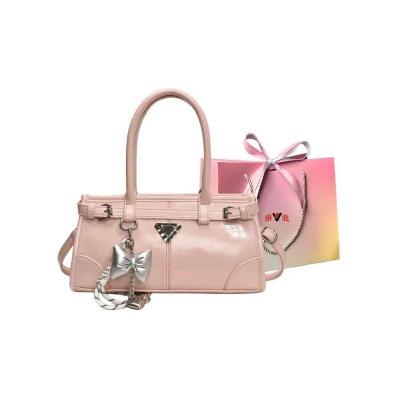 Yalu PU Crossbody Handbag Women's White/Silver/Pink/Blue/Black-14